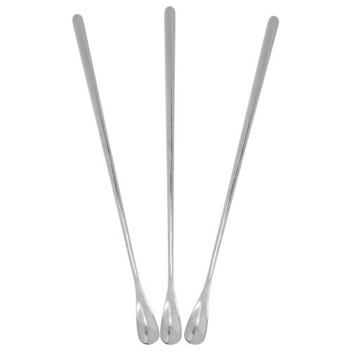 9Stk Futterlöffel Reptilien Lizard Pet Spoon Silberfarben 2