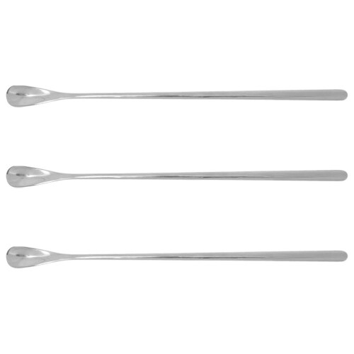 9Stk Futterlöffel Reptilien Lizard Pet Spoon Silberfarben 1
