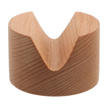 Beige Wooden Sushi Board Multipurpose Taco Rack for Parties