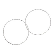 10Stk DIY Silberringe Aus Metall, Für - Und Weihnachtskränze