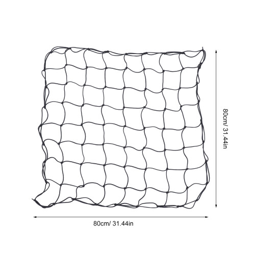 Filet De Support Plantes Élastique 3x3ft Treillis Noir Nylon 1