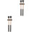4Stk Percussion Mallets Holzgriff Assortierte Farben Für Anfänger 5