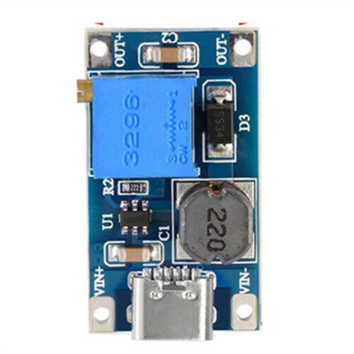 5 StüCk 2A - MT3608 Step--Boost-Modul mit TYPE-C-USB, Step--Boost-Konverter-Netzteil-Spannungsregler 2