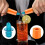 Flair Bartender Bartending Practice Bar Pub Bottle Wine Cocktail Shaker - Orange 6