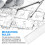 50cm Clear Plastic Measuring Long Straight Centimeter Ruler 3