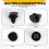 10PCS Attache De Fixation Pour Pare-Chocs Pour   Cooper 4