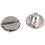 10 sets Leather belt 5 x 6 mm silver screw binding 3