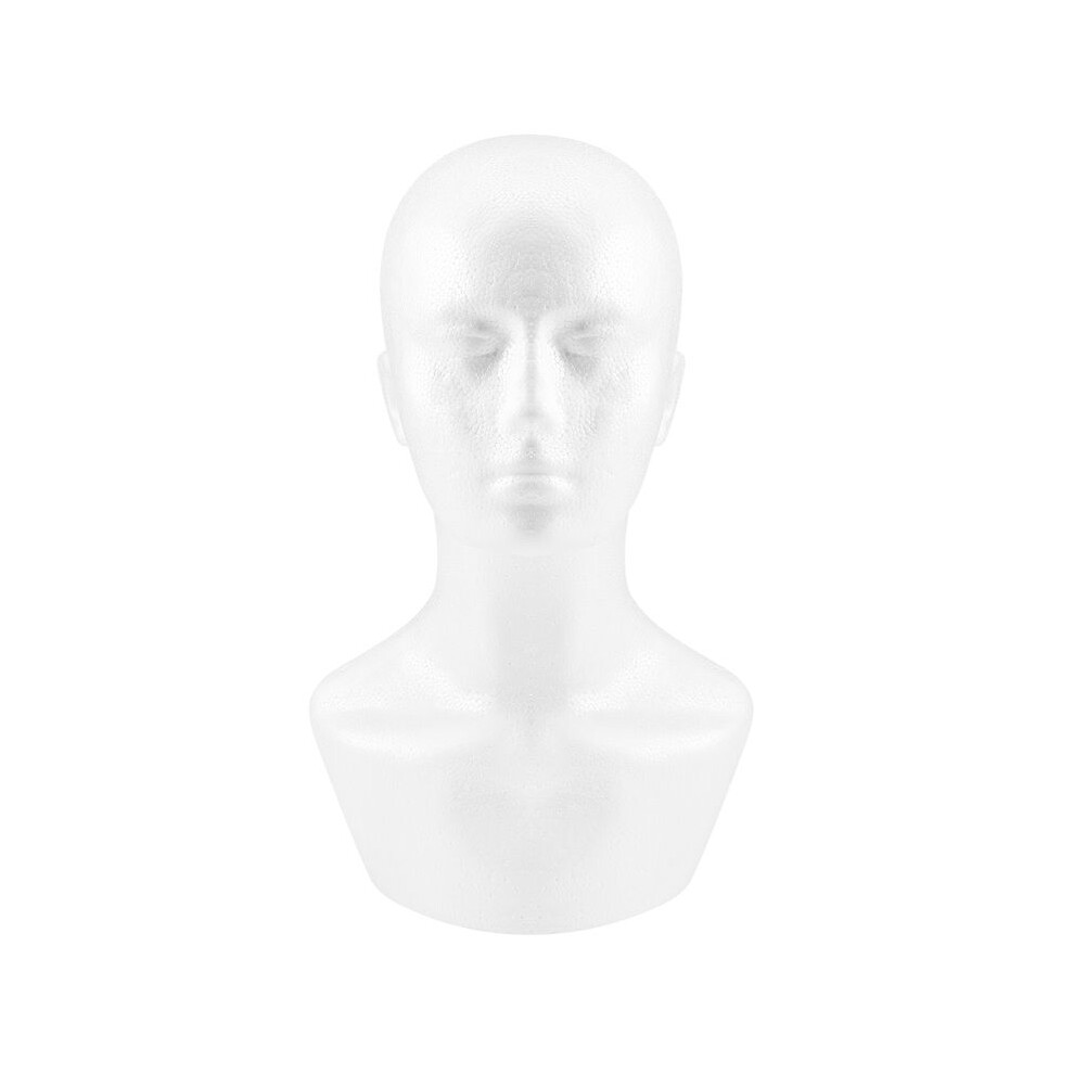 Typecat Foam Male Display Mannequin Dummy Wigs Hat Scarf Stand Model
