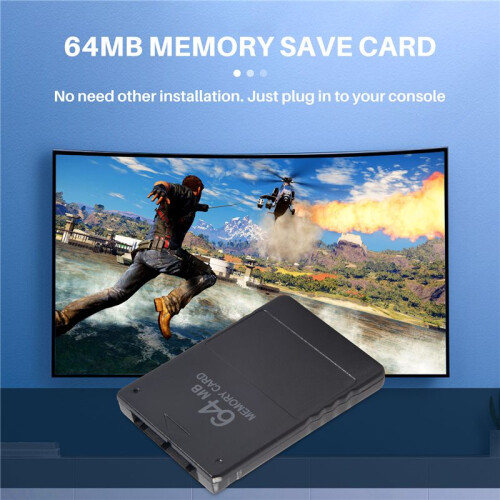 New 64MB Memory Save Card For  2 PS2 Console Game 2