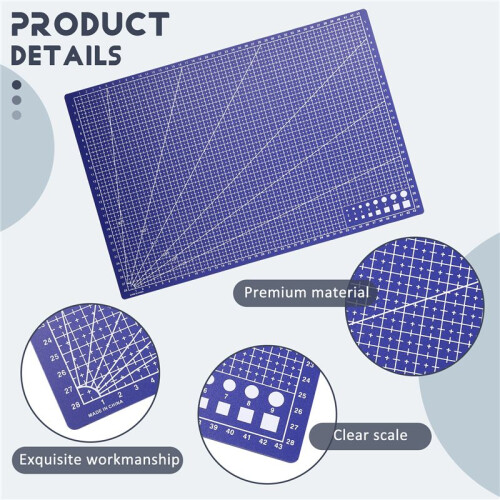 A3 / 45 x 30cm Sewing Cutting Mats Reversible Design Engraving Cutting Board Mat Handmade Hand Tools 1pc 2