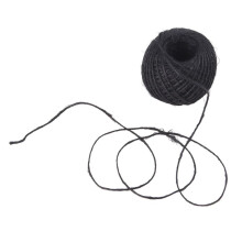50m Ficelle Corde en Jute pour Artisanat Scrapbooking Jardinage-Noir