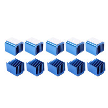 10pcs 3D Printer Parts  Aluminum Stepper Driver Heatsink For TMC2100 LV8729 TMC2208 TMC2130