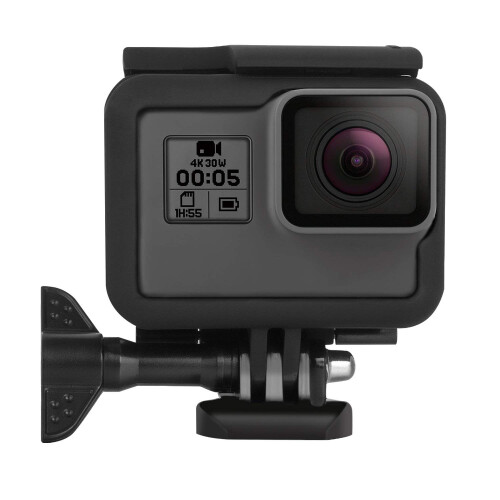 Frame for  Hero (2018) / 6 / 5 Housing Border Protective Shell Case Accessories for Go Pro Hero6 Hero5 Black with Quick Pull Movable Socket and 1