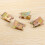 50pcs Bronze Tone Spring Metal Car Door Panel Spire Screw U-Type Clips 3