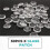 50pcs/lot 12mm Round Flat Back Clear Glass Cabochon High Quality 4