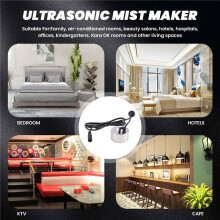 Ultrasonic Mist Maker Fogger Water Fountain Atomizer Air Humidifier 24V