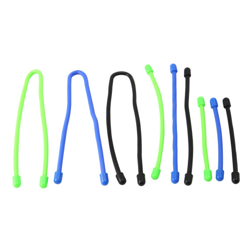 9Pcs/Set Abraçadeira de Silicone, Abraçadeira Reutilizável, Cintas de Abraçadeira, 4 Polegadas, 6 Polegadas, 12 Polegadas