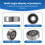 10pcs 628RS 8mmx24mmx8mm Double Sealed Miniature Deep   Bearing 5