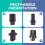 Tele  Cap Tip Per Telecaster Top-Hat  Tip Nero Per Parti Di Chitarra Tele Pack Di 5 10