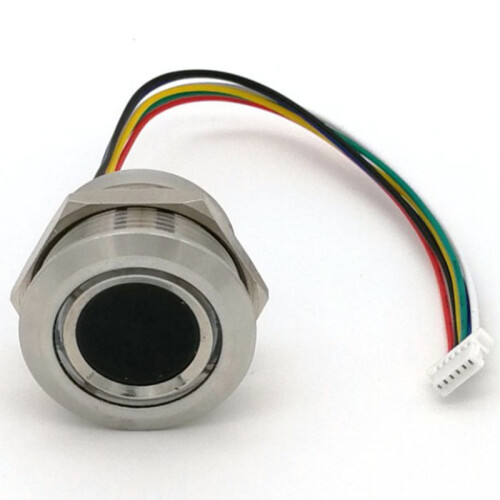 R503 Circular Round Two-Color Ring Indicator LED Control DC3.3V MX1.0-6Pin Capacitive Fingerprint Module Sensor Scanner 2