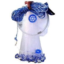 8Ft PÊChe Facile De Jet Facile De Filet De Filet En Nylon De Poissons De Filament En Nylon pour la Fonte À la Main