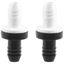 2Pcs 3/8 inch 10Mm Inline Abs One Way Water Non Return Check Valve For Fuel Gas Liquid Air
