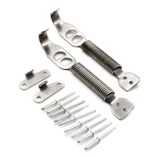 Aluminum Alloy Car Racing Mount Bonnet Hook Pin Lock Kit Spring Fastener