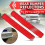 2Pcs Rear Bumper Reflector Tail Light Bars Brake Parking Warning For- / /Transporter T5 3