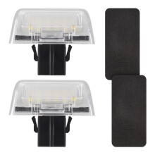 2X LED Licence Number Plate Light White for Transit Tourneo MK5 MK6 MK7 1995-14