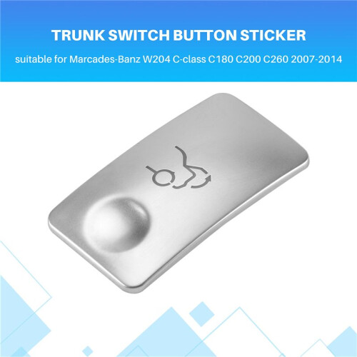 for   W204 C Class 2007-2014 Car Trunk  Button Sticker Cover Trim Interior Frame Accessories 1