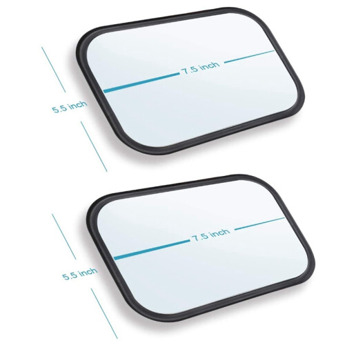 Door Off Mirror for   TJ JK 4X4 Off-Road Morror Rectangular Mirrors Side View Mirror, 2 Pack 1