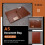 A5 Document Bag File Folder Clipboard Business Office Financial School Supplies (Marron) 5