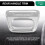 Car ABS Chrome Design Tail Gate Trim Rear Handle Insert for  Hilux Vigo 2008-2014 2