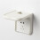 Wall Socket Rack No Punching Required  Suitable for  Audio Brackets Bathroom Storage Organizer White 10