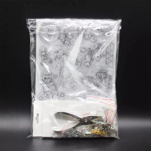 198 St Shrinky Art Paper VäRmekrympande Ark Plastkit HåLslag Nyckelringar Pennor GöR-Det-SjäLv RitningskonsttillbehöR