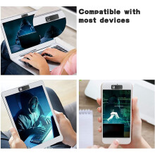 3 Pcs Computer Tablet Camera Anti-Peeping Privacy Patch Slide Cover Webcam Cover Laptop Camera Cover Sliding Black