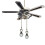 Set of 2 Vintage-Style Clear Fan Pull Ceiling Fan Chain Pulls Crystal Prism 2