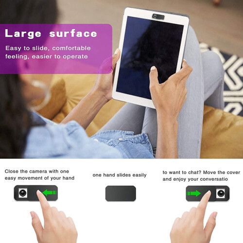 3 StüCk Computer Tablet Kamera Anti-Peeping Daten Schutz Patch Schiebe Abdeckung Webcam Abdeckung Laptop Kamera Abdeckung Schiebe Schwarz 1