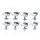 8Pack Solar Panel Mounting Brackets, Solar Panel End Clamps, Centre Clamps, for PV Solar Panel Solar Module 30mm 1