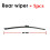 New Rear Windshields Windscreen Wiper Arm & Blade Set for  X5(E70) 2007-2013 6
