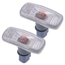 1 Par de Luces de Marcador Lateral Light Repetidor Indicador de LáMpara para Grand Caravan Compass 4806224AD