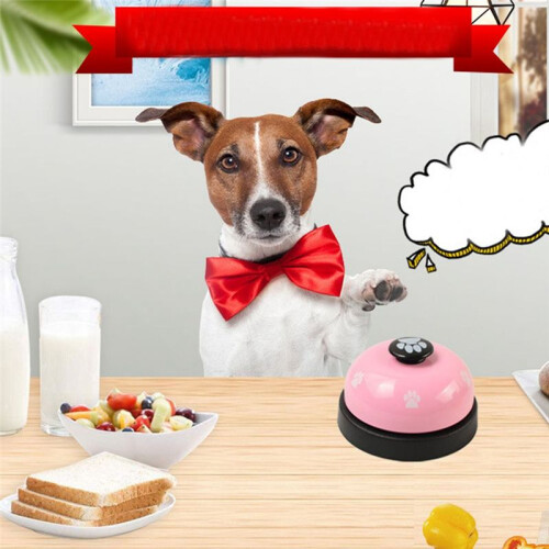 C Pet Call Bell Toy för Dog Interactive Pet Training Bell Leksaker Kattunge Valp Mat Foder PåMinnelse Utfodring Utfodring 2