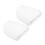 2Pcs Acrylic Corner Shelf Floating Wall Storage Shelf Display Speaker Organizer Bedroom Kitchen Storage Holder,Clear 1