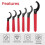 6 Pieces Spanner Wrench Set Adjustable Coilover Wrench Spanners Hook Wrenches Tools Coilover Wrench Steel Spanner 2