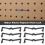 100 Pieces of Plastic Pegboard Hook Lock Pegboard Display Hook Storage Rack 1