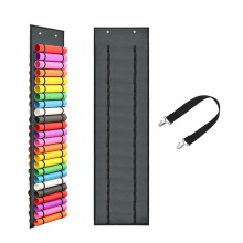 Vinyl Roll Holder with 48 Compartments, Vinyl Roll Storage Organizer Wall Room Organizers and Storage Gray