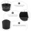 6 Sets Pegboard Bins Pegboard Cups with Hooks, Pegboard Hooks Assortment, Hooks for Pegboard Cup Holder for Organizing 7