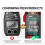 ANENG ST212 Digital Clamp Meter 400A Current True RMS  Plier Ammeter 6000 Multimeter  AC NCV Tester(Red) 1