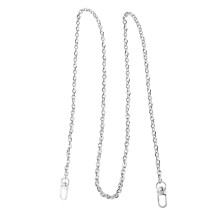 5Stk Handtaschen Kette Metall Silber Abnehmbarer Schulterriemen