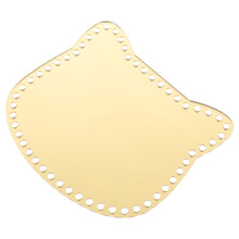 2Stk Beige Acryl Korbbasis Für Häkelkorb Handtaschen DIY Zubehör